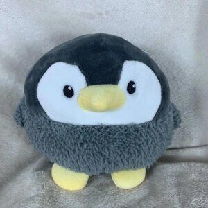 Animal Adventure Gray Penguin Plush 5.5inchStuffed Toy Fleecy Belly Yellow Feet
